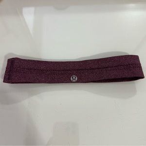 Lululemon Burgundy Headband